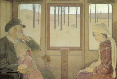 The Long Journey by Frederick Cayley Robinson